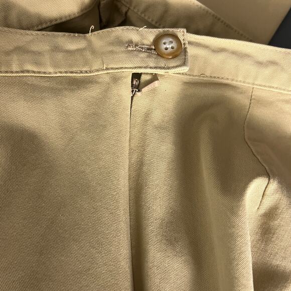 Vintage L.L. Womens Khaki Pants 4 Cotton Business Casual Career Preppy Academia - Picture 10 of 11